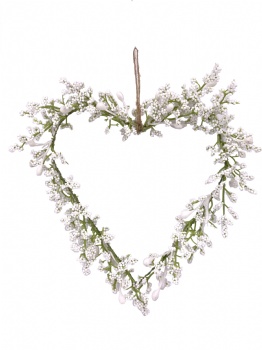 Valentines Day Heart Wreath