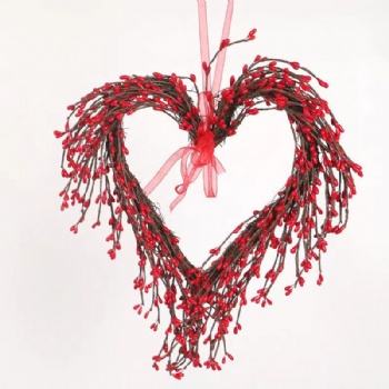 Valentines Day Heart Wreath