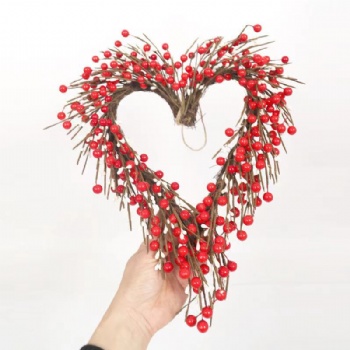 Valentines Day Heart Wreath