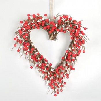 Valentines Day Heart Wreath