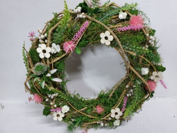 Spring Wreath Natural