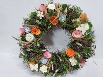 Spring Wreath Natural