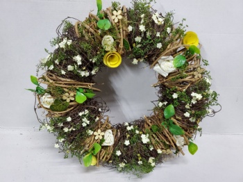 Spring Wreath Natural