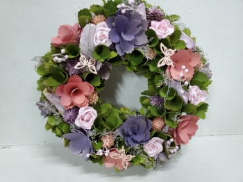 Spring Wreath Natural