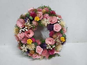 Spring Wreath Natural