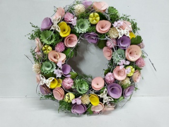 Spring Wreath Natural