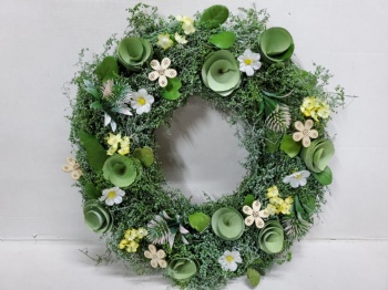 Spring Wreath Natural