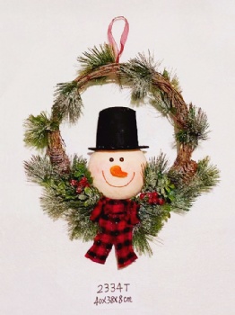 Christmas Santa Claus, Snowman, Bird Hanger