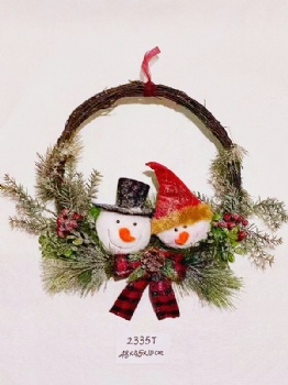 Christmas Santa Claus, Snowman, Bird Hanger