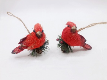 Christmas Red Bird Hanger