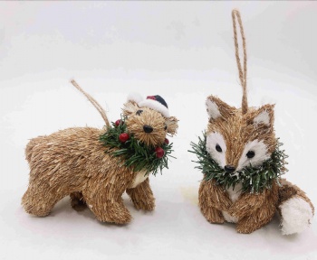 Christmas Reindeer, Bear, Squirrel,Bird Hanger