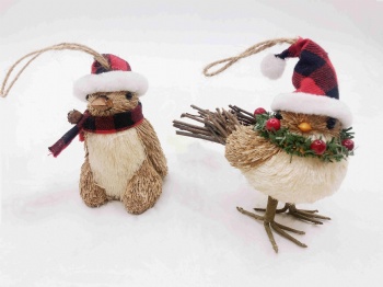 Christmas Reindeer, Bear, Squirrel,Bird Hanger