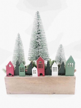 Christmas House Tree Box