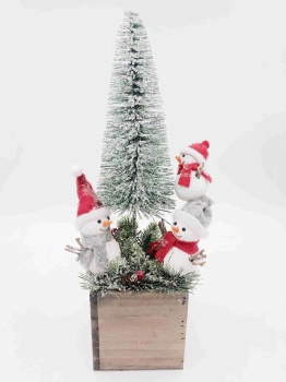 Christmas Snowman Tree Box