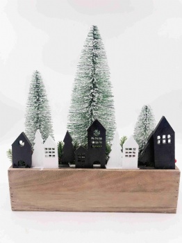 Christmas House Tree Box