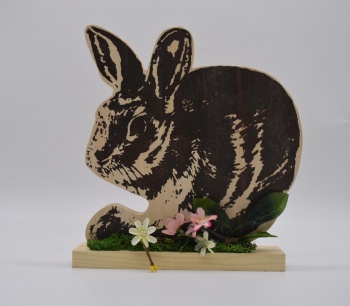 Spring Wooden Rabbit