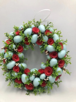 Egg Wreath, Potted, Cone