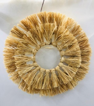 Natural Grass Wreath Hanger