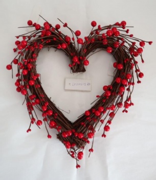 Valentines Day Heart Wreath