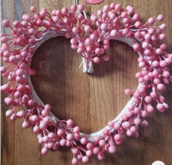 Valentines Day Heart Wreath