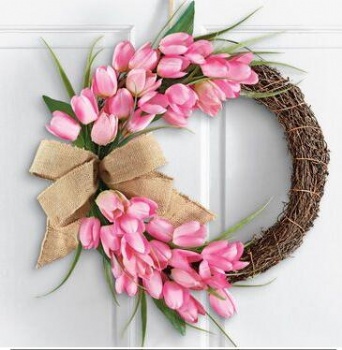 Valentines Day Heart Wreath