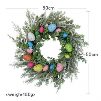 Spring Wreath With Egg