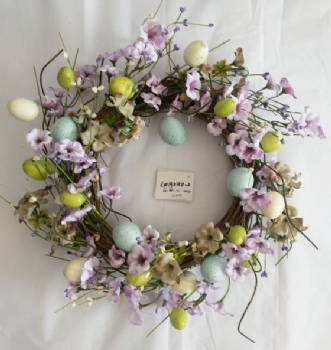 Spring Wreath With Egg