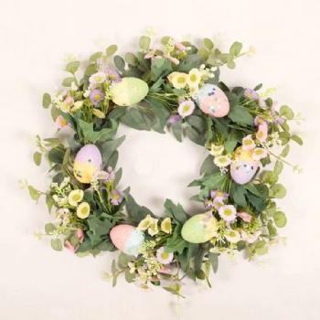 Spring Wreath With Egg