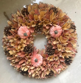 Fall (Autumn) Pumpkin Wreath