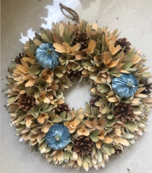 Fall (Autumn) Pumpkin Wreath