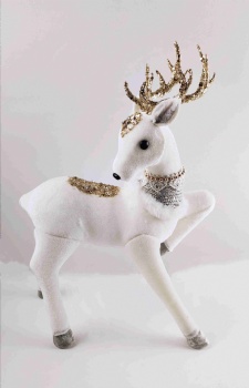 White Standing Reindeer