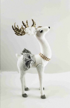 White Standing Reindeer