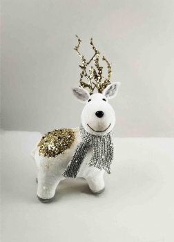 White Standing Reindeer