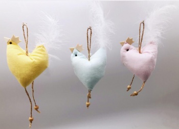 Fabric Chicken 3 colors