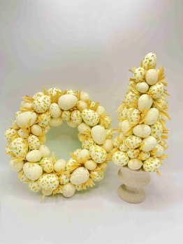 Easter Egg Wreath & Arrangement