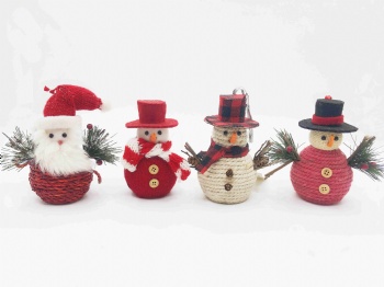 Christmas snowman hanger