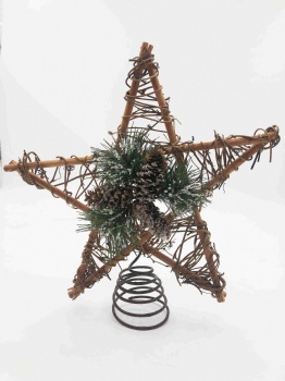 Christmas tree star arrangement