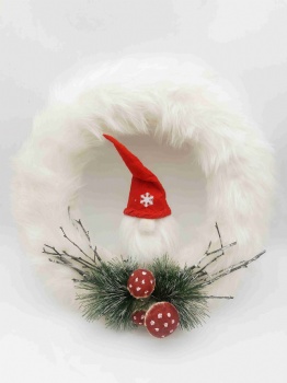 Aritifical Fur Wreath