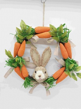 Bunny & Carrot Wreath