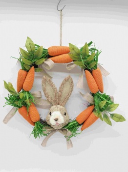 Bunny & Carrot Wreath