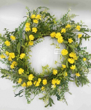 Yellow Flower Wreath