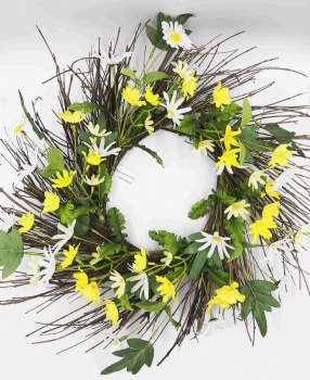 Yellow Flower Wreath