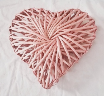 Rattan Heart Hanger