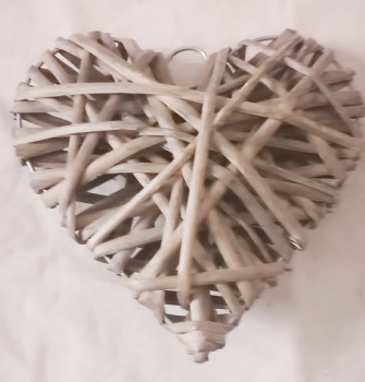 Rattan Heart Hanger