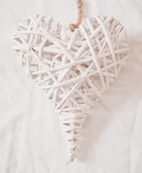 Rattan Heart Hanger