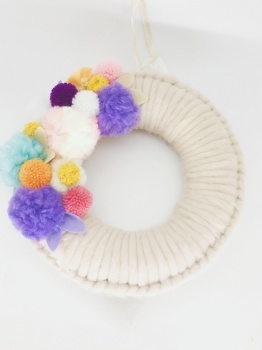 Pom-Pom Wreath