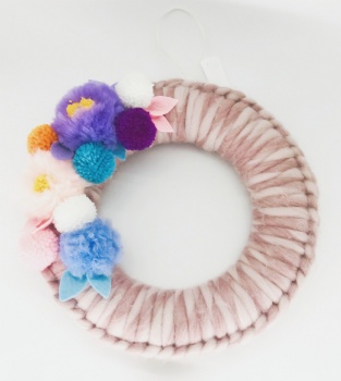 Pom-Pom Wreath