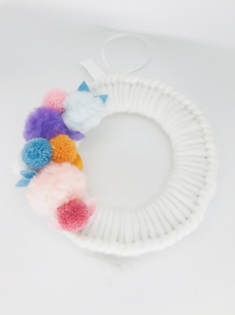 Pom-Pom Wreath