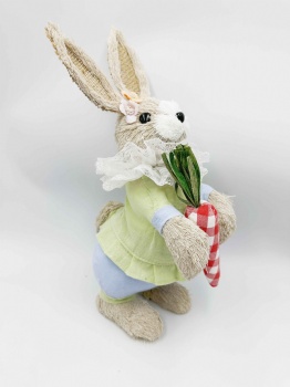 Green Rabbit With Carrot