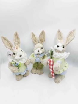 Three Green Rabbit